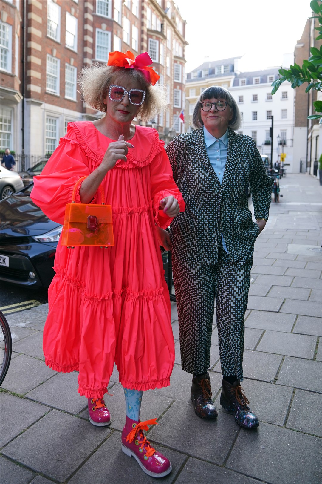 Sir Grayson Perry and Philippa Perry (Lucy North/PA)