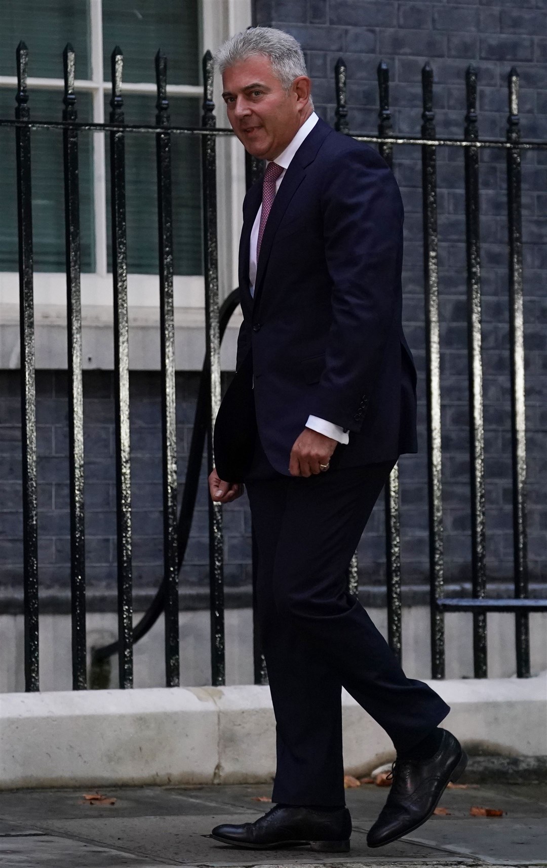 Brandon Lewis arriving at Downing Street for a meeting with Prime Minister Liz Truss (Kirsty O’Connor/PA)