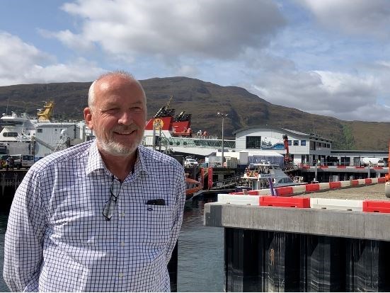 Ullapool Harbour Master, Kevin Peach. Picture: Iona MacDonald.