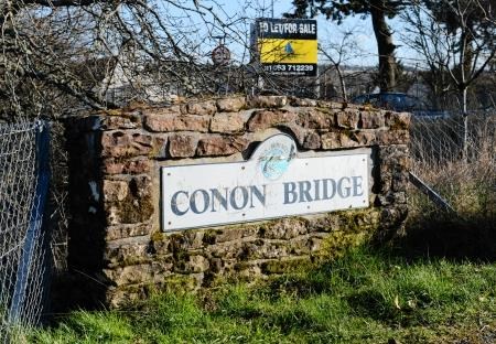 Some parts of Conon Bridge are at risk of flooding.
