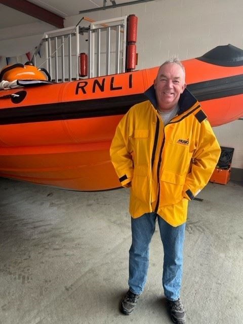 Doug Grant works as a volunteer for the crew at Kessock RNLI