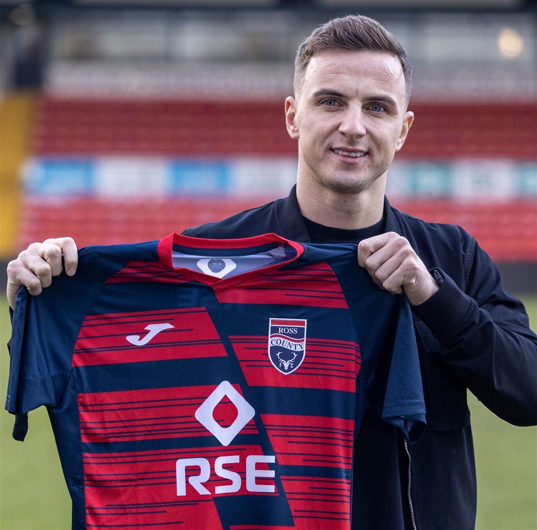 Eamonn Brophy made an immediate impact on his Ross County debut. Picture: Ken Macpherson