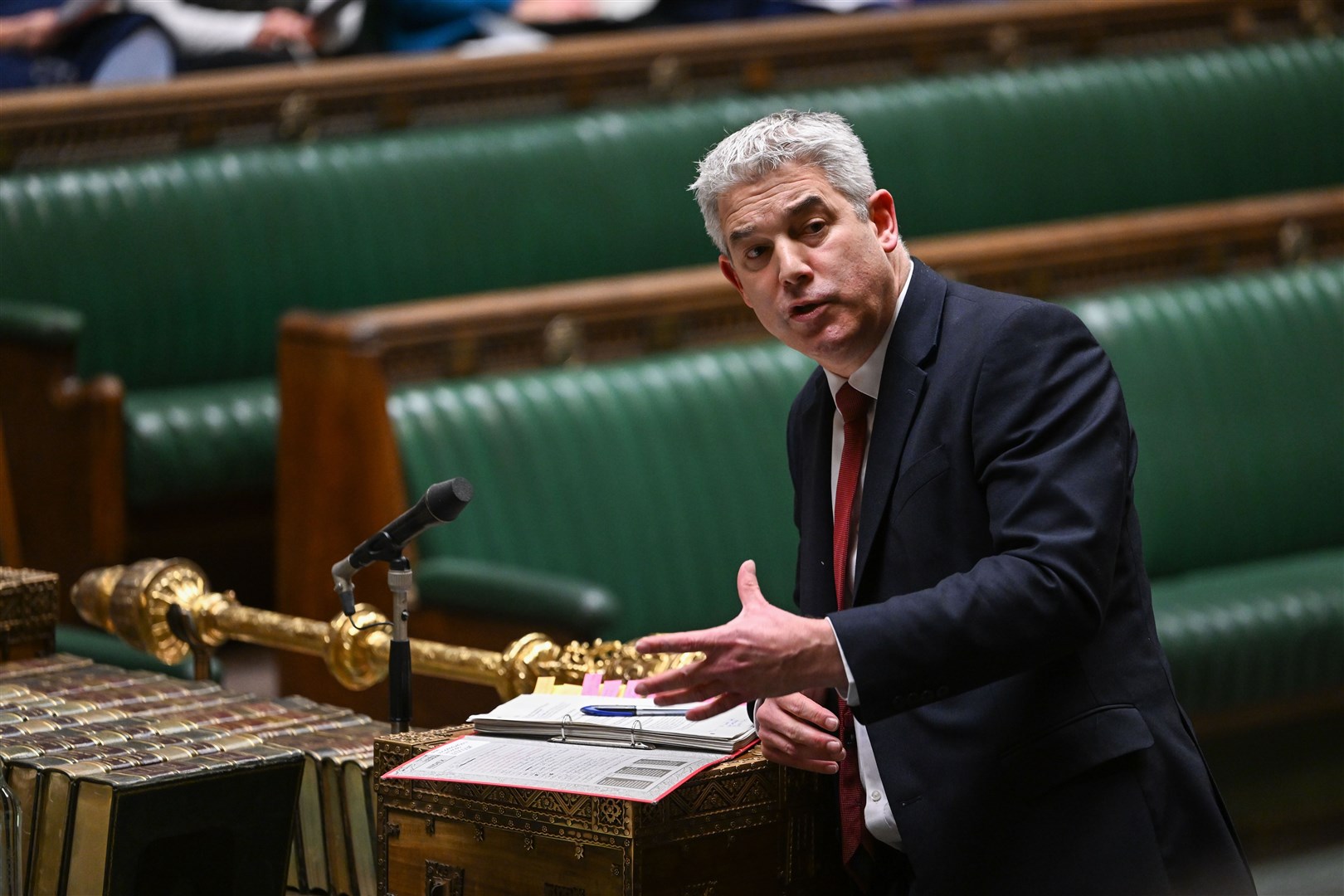 Health Secretary Steve Barclay spoke in the Commons following his meeting with union officials on Monday (Andy Bailey/UK Parliament/PA)