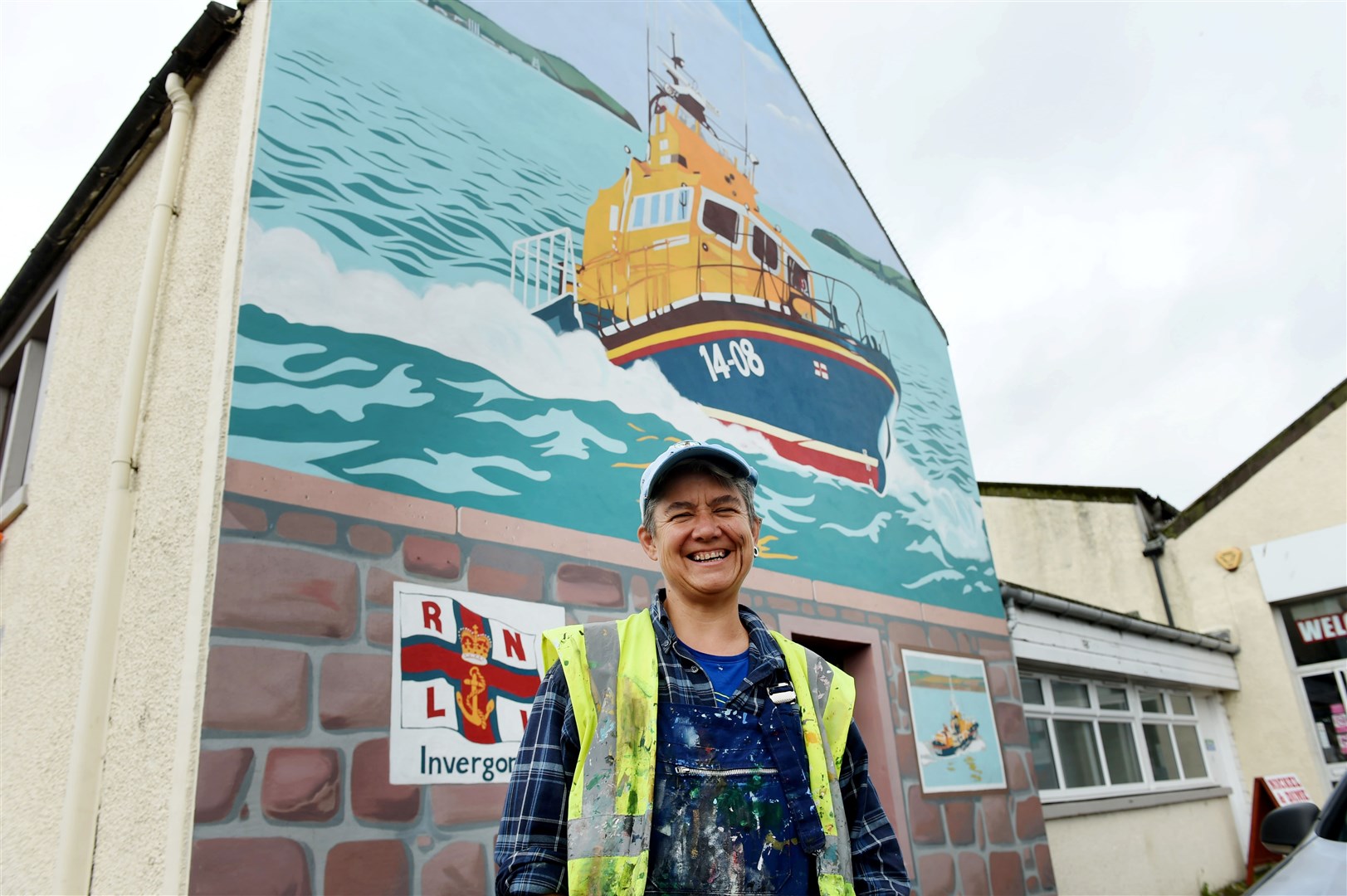Invergrodon Lifeboat Mural...Picture: Callum Mackay. Image No..