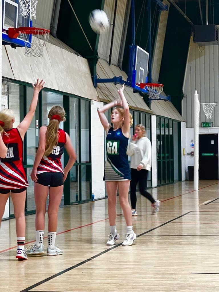 Eleanor Hardy said she is inspired by the older girls at Wyre Netball Club as well as the England players (David Hardy/PA)