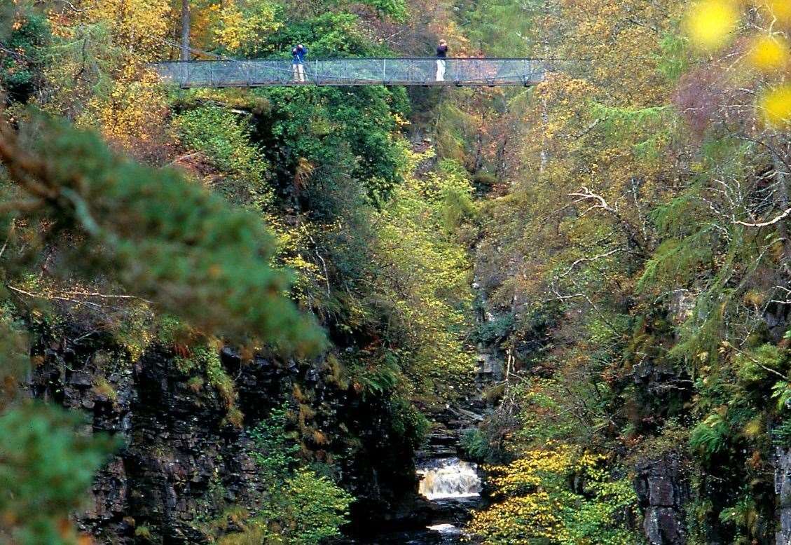 Corrieshalloch Gorge is a significant local visitor attraction. Picture: NTS