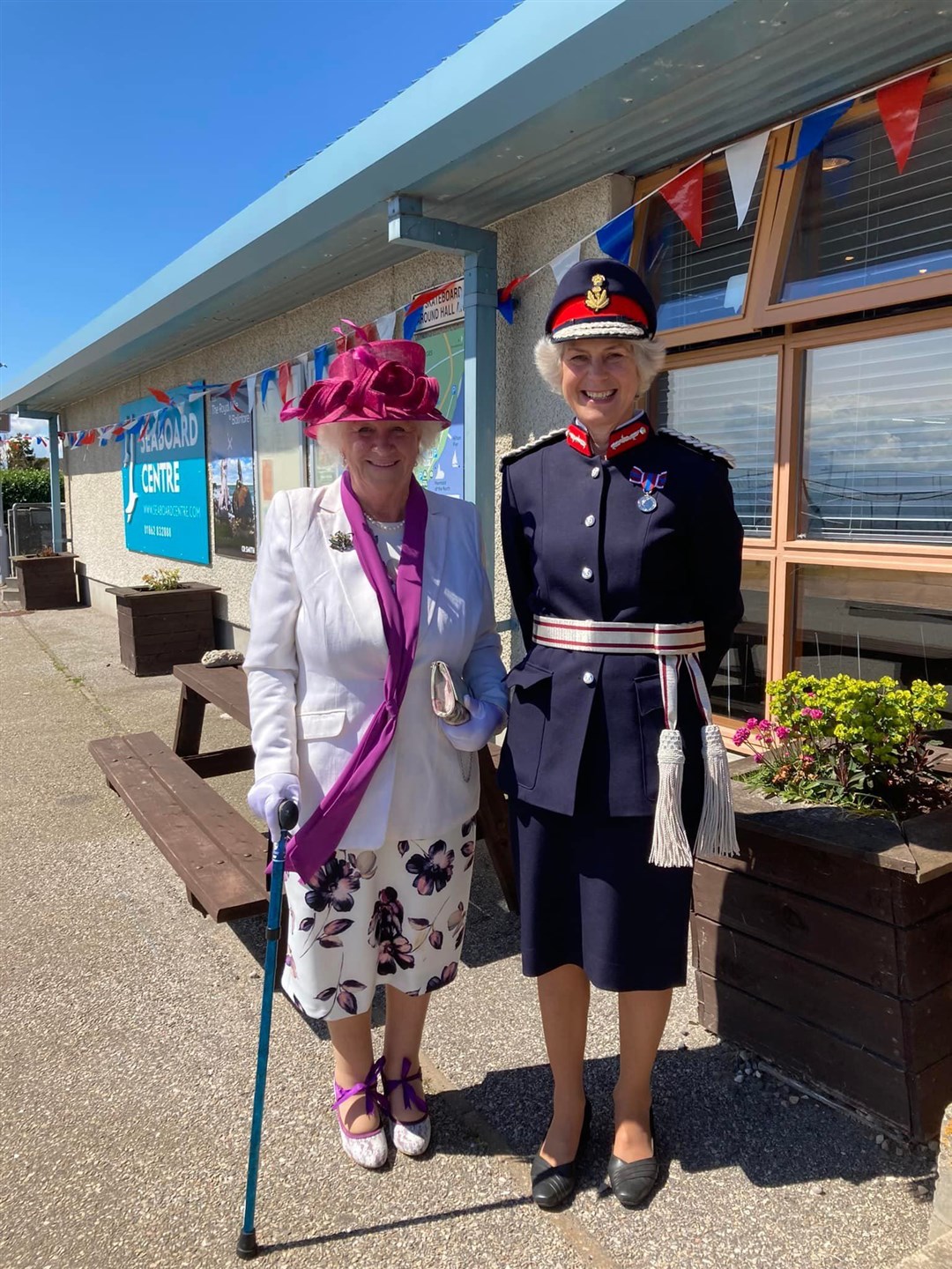 Lord Lieutenant Joanie Whiteford dropped in to join the celebrations.
