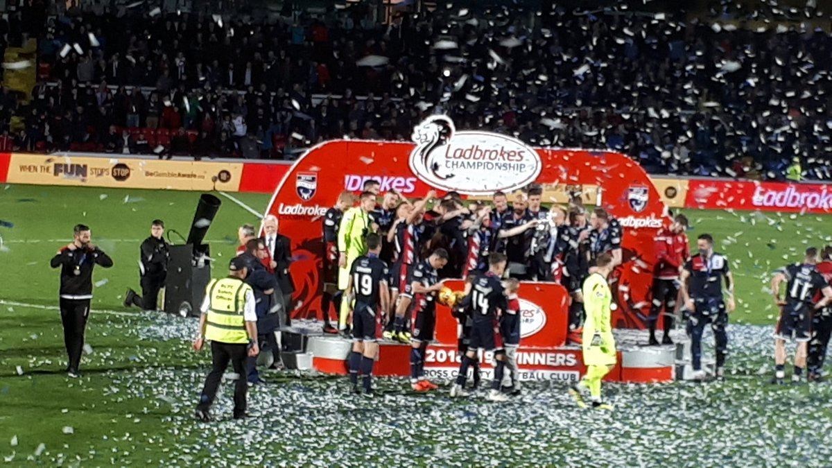 Ross County lifted the Championship title on Friday night