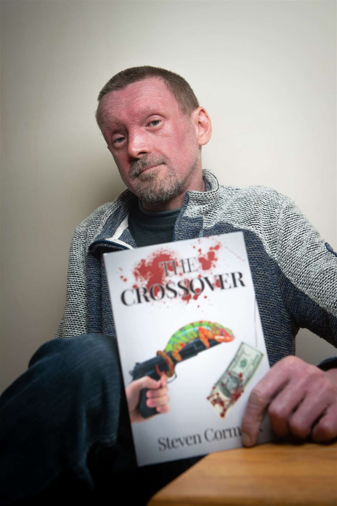 Writer Steven Cormack has written a book called The Crossover, inspired by Quentin Tarantino movies....Picture: Callum Mackay..