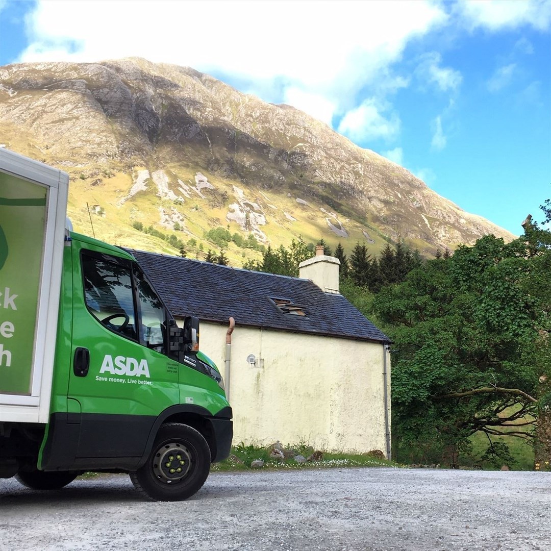Asda driver in highlands
