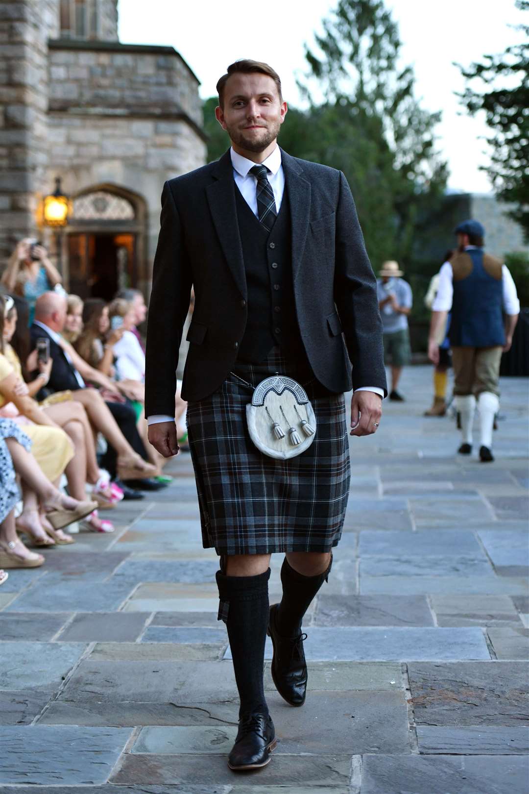 Loch Duart salmon featured at the Dressed to Kilt fashion show.