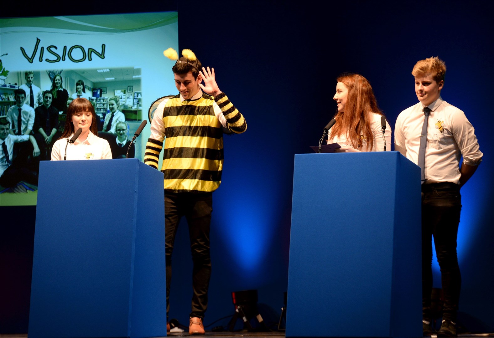 Fortrose Academy created a buzz with their bee-themed book at last year's Young Enterprise Scotland awards.