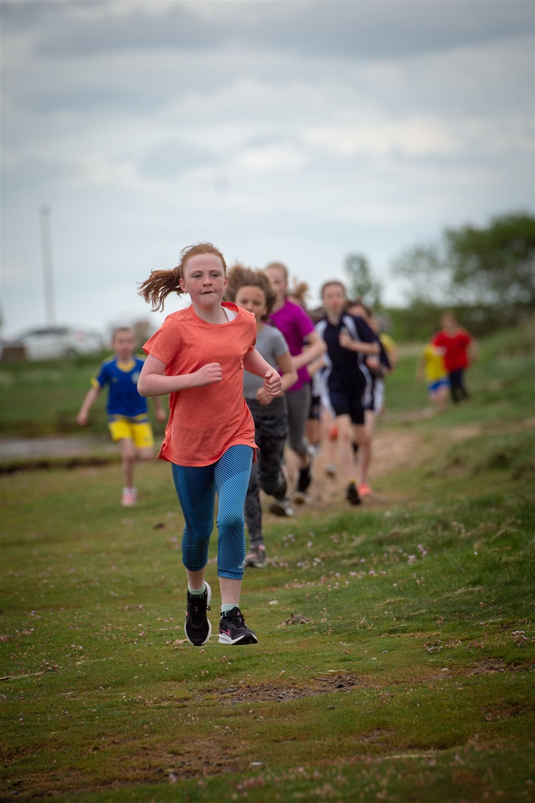 Festival of running for primary schools in Easter Ross, Inver Beach...Picture: Callum Mackay..