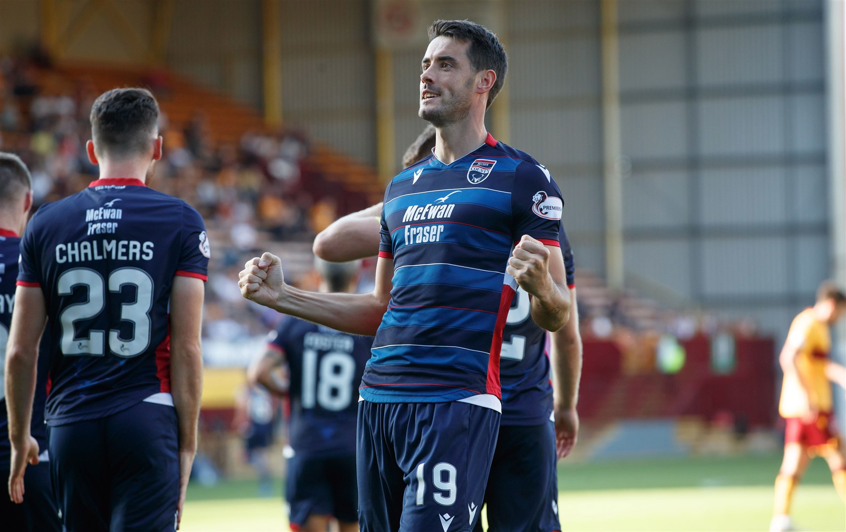 Brian Graham got Ross County up and running last week as a late goal saw them win for the second week in a row. Picture: Willie Vass
