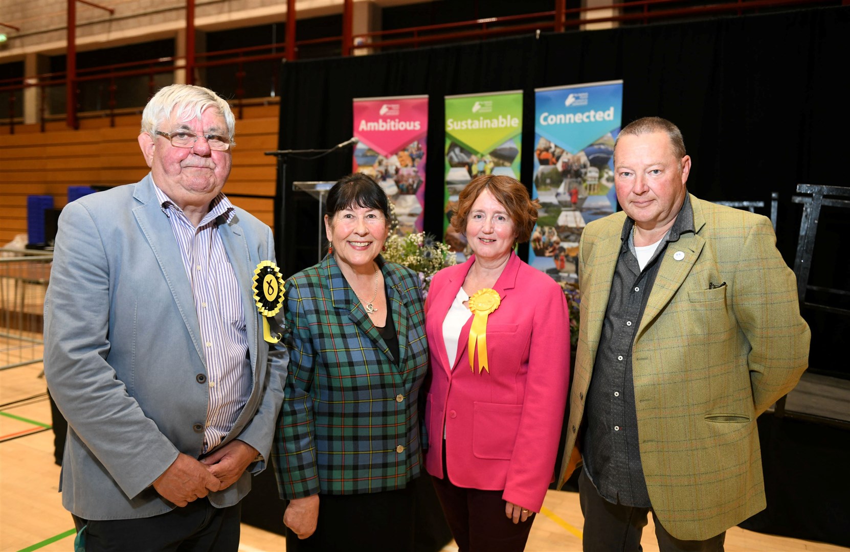 Graham Mackenzie,Margaret Paterson, Angela Maclean and Sean Kennedy are the Dingwall and Seaforth councillors.