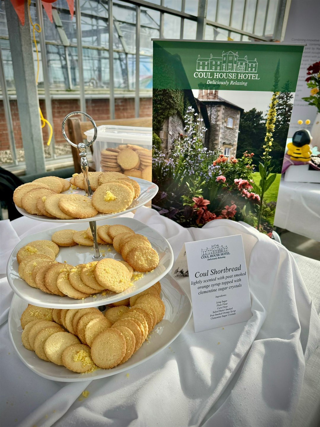 Coul House Hotel produced a shortbread lightly scented with peat for the heat. Photo: Visit Inverness Loch Ness