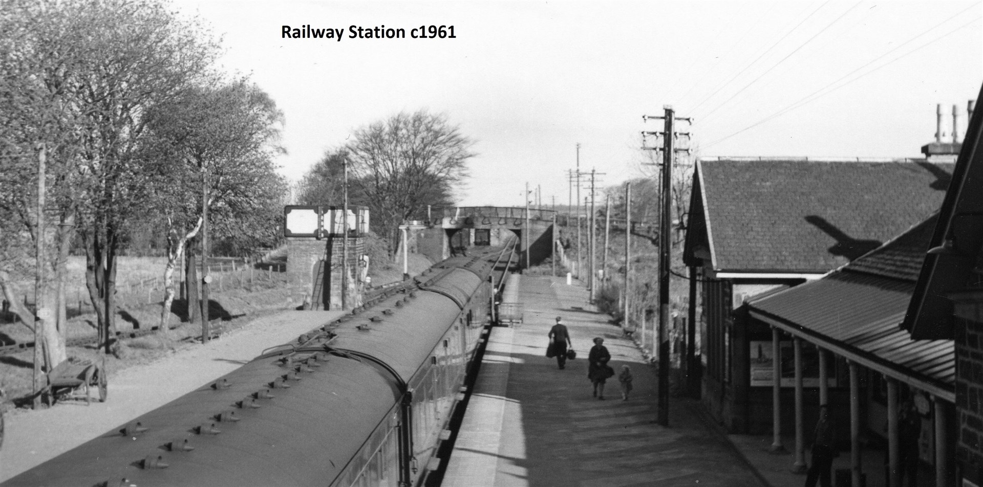 Tain Railway Station around 1961.