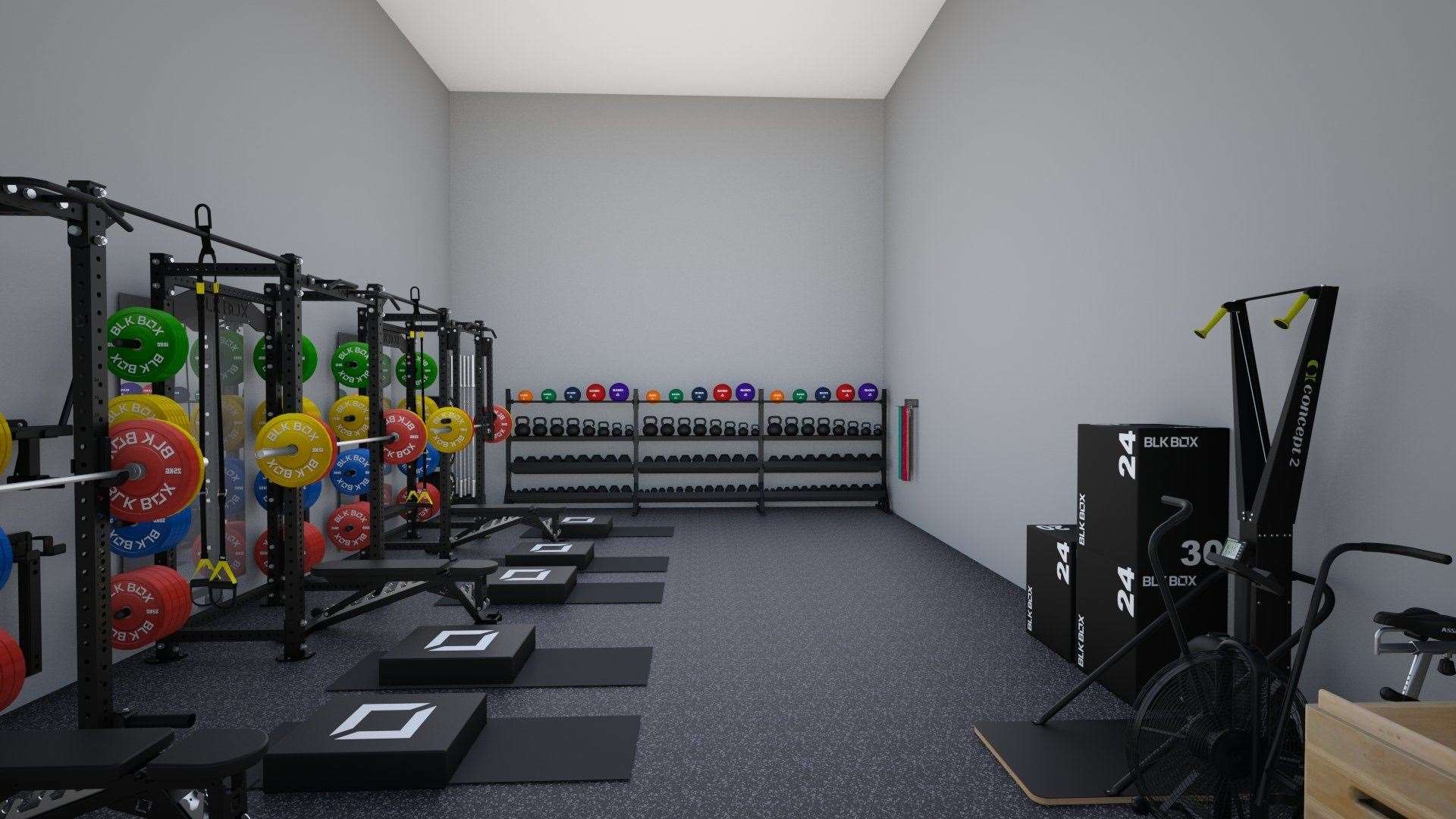 The strength and condition suite aims to appeal to a variety of fitness enthusiasts.
