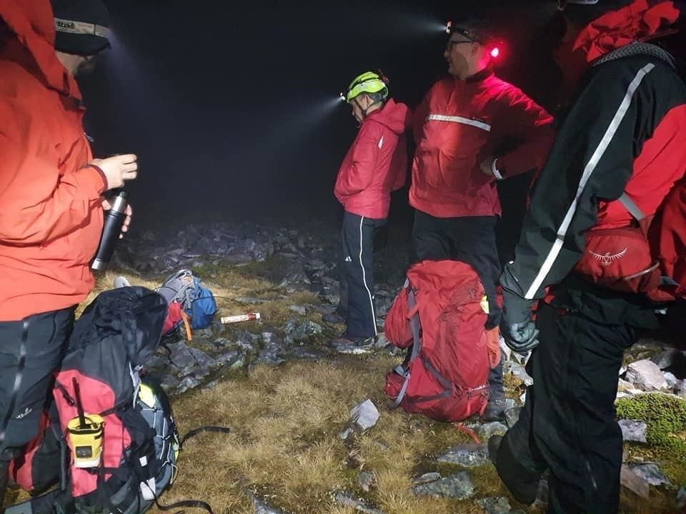 The rescue took place in the hours of darkness. Picture: Dundonnell Mountain Rescue Team