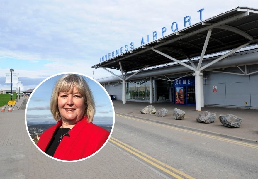 MSP Rhoda Grant criticized HIAL's decision to not re-instate flights connecting Inverness Airport and the Islands despite the pay dispute with the union being solved.