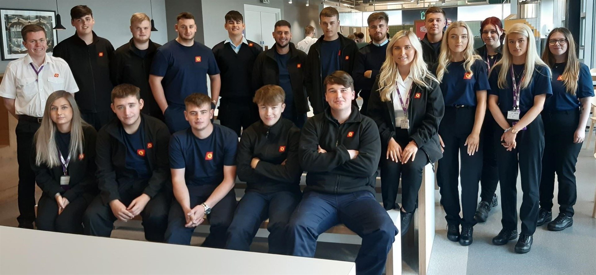 Current modern apprentices who are training with CalMac.