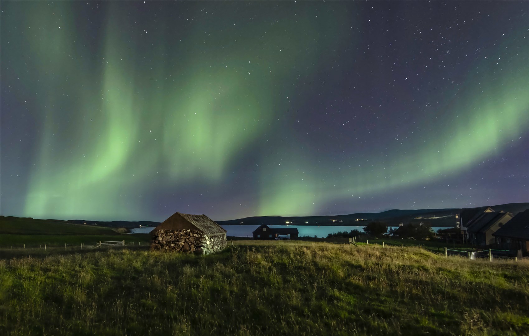 Shetland aurora. Picture: Airborne Lens