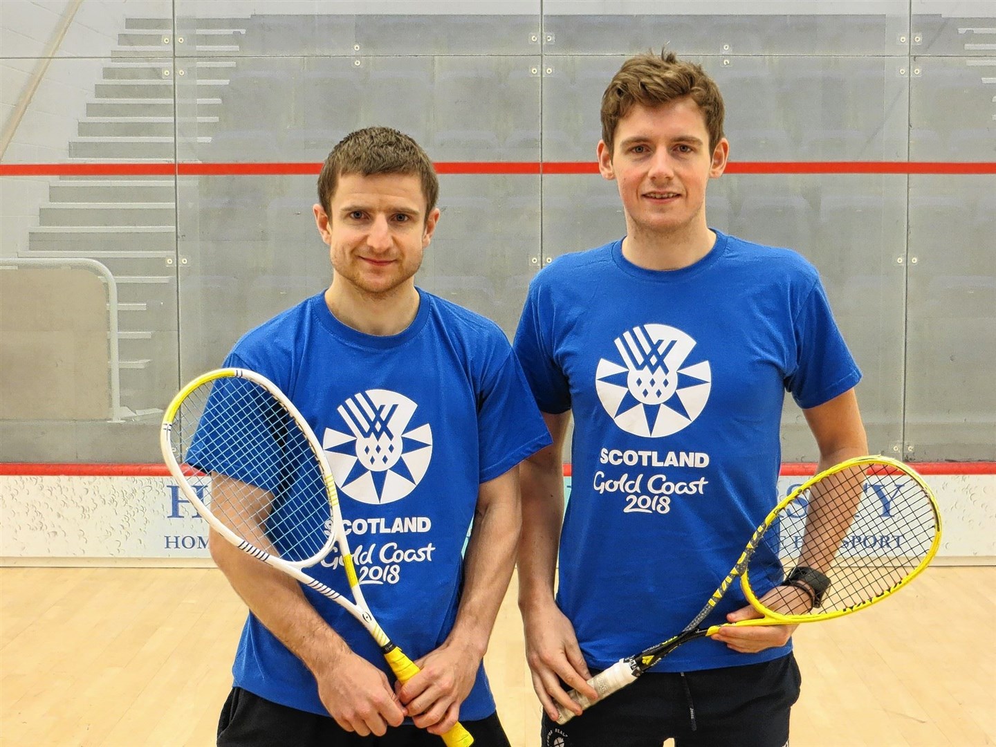 Greg Lobban and Alan Clyne are all set for Commonwealth Games action.
