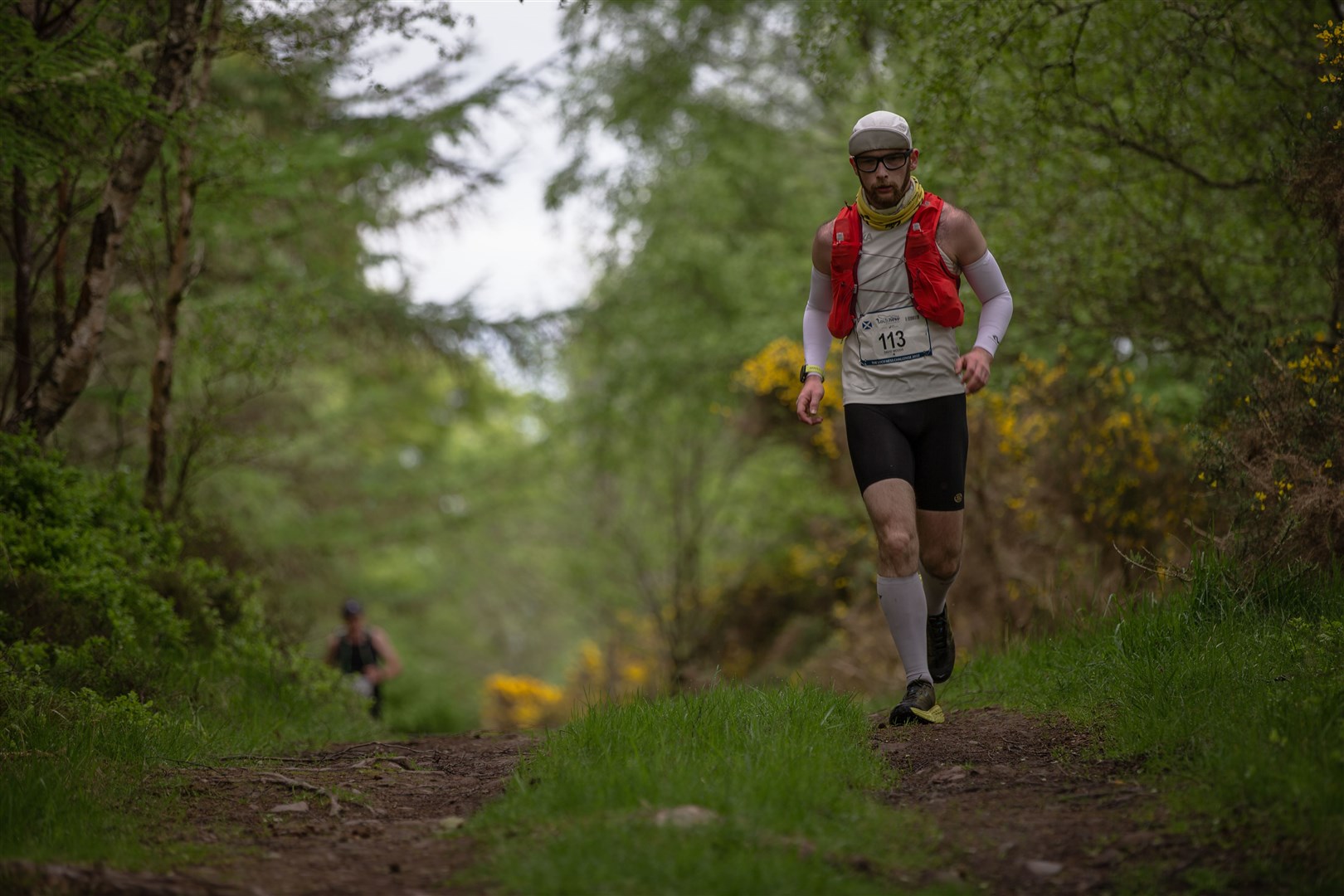 Runners tackle a run during the Loch Ness Challenge last Friday.