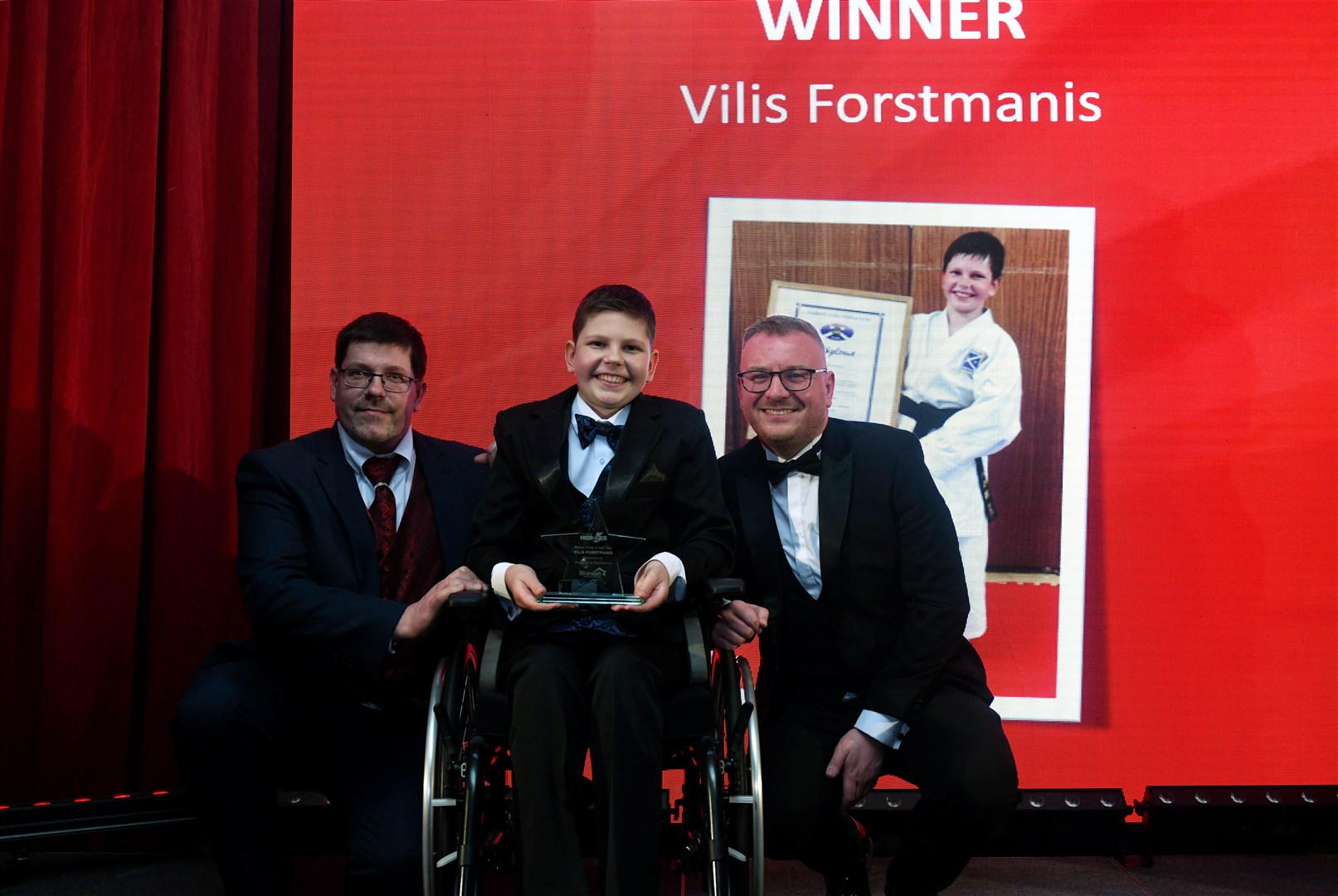 Vilis Forstmanis won the Brave Child award sponsored by Macleod and MacCallum.