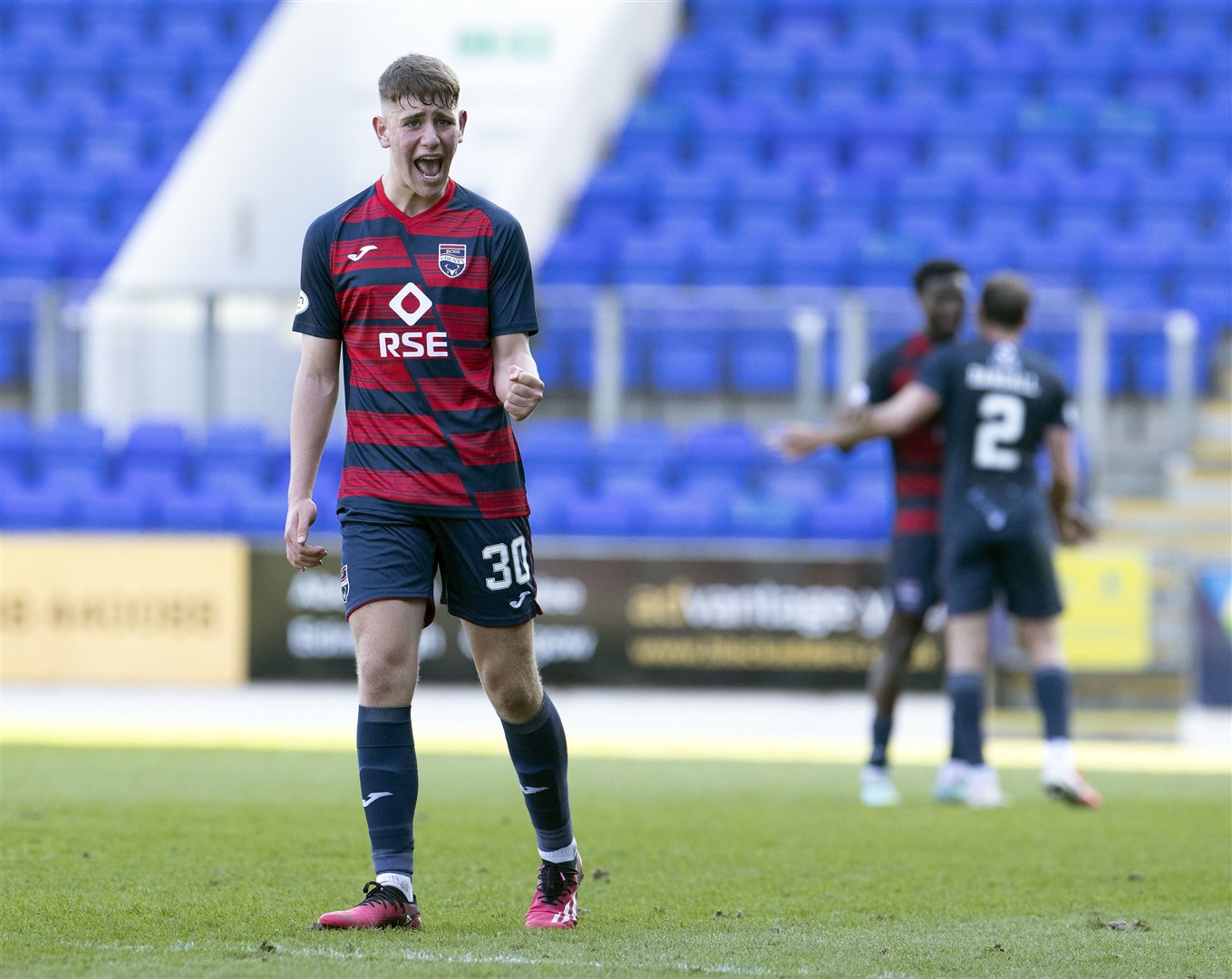 Malky Mackay had already picked out Dylan Smith as a future Staggies skipper before he got the Scotland Under-19 armband. Picture: Ken Macpherson