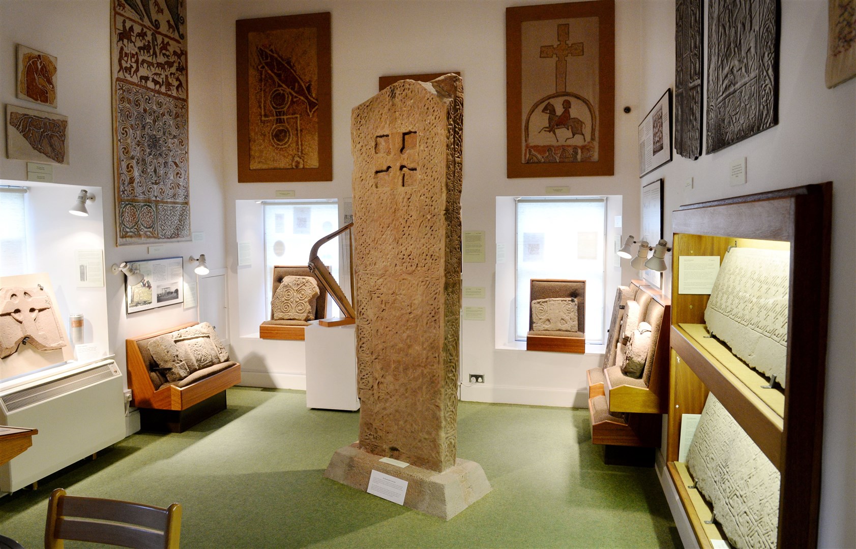 Groam House Museum in Rosemarkie has benefited from cash to breathe new life into a nationally significant collection of Celtic art. Picture: Gary Anthony. Image No. 036530.
