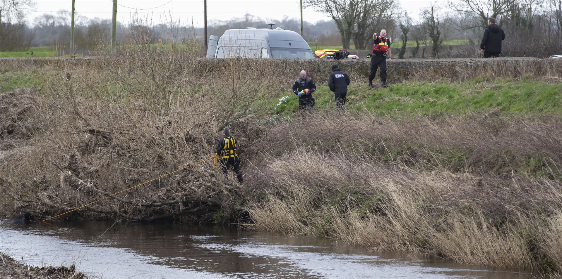 Police said there was a large slope near to where Ms Bulley was believed to have entered the water (Jason Roberts/PA)