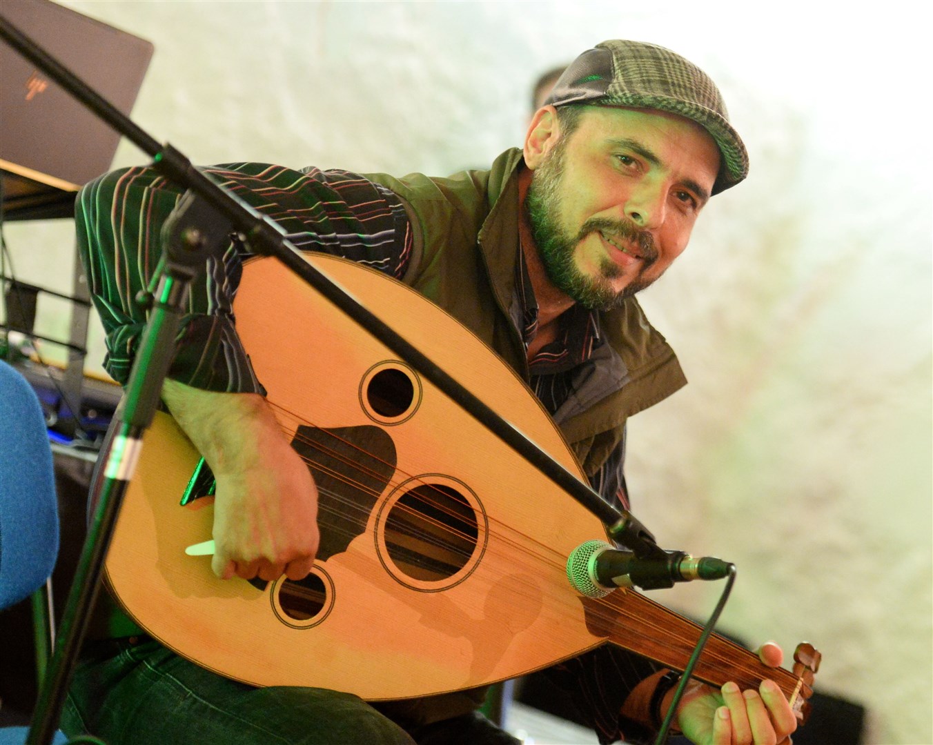 Belal from Syria on oud. Picture: Gary Anthony