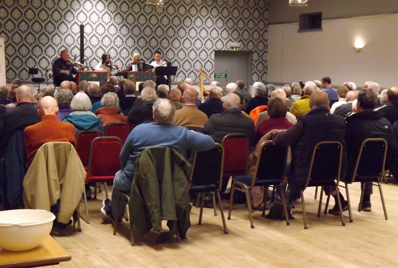 Dingwall and District Accordion and Fiddle Club attracted a large audience to the Dingwall Legion.