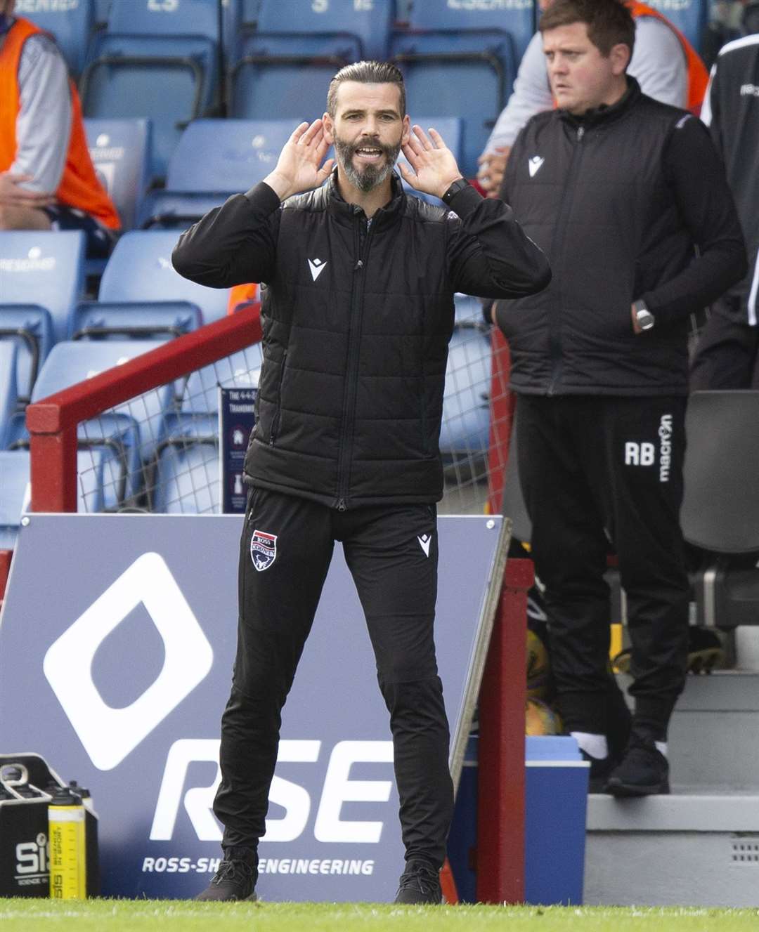 Ross County manager Stuart Kettlewell during Saturday's defeat to Celtic. Picture: Ken Macpherson