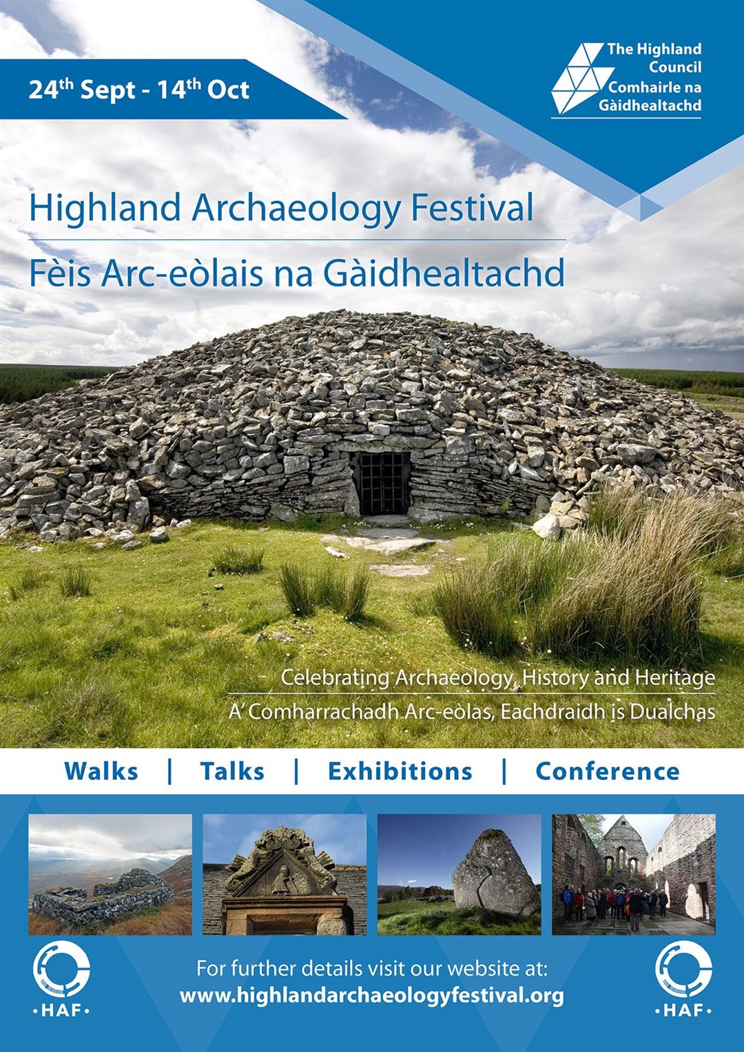 The Highland Archaeology Festival will run across the region between September 24 and October 1.