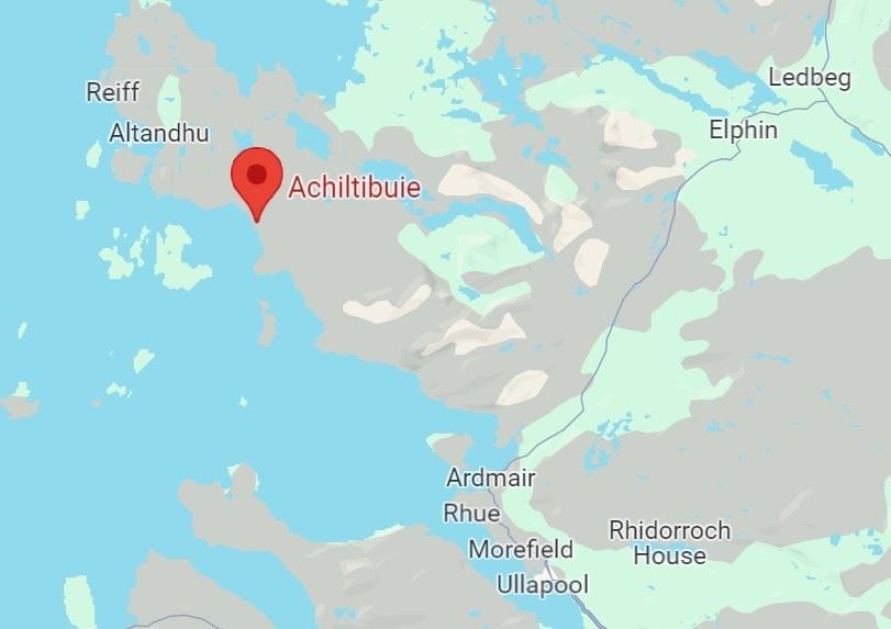 Highland Council said extreme conditons meant its teams were not able to collect bins in some areas on Wester Ross. Image: Google Maps