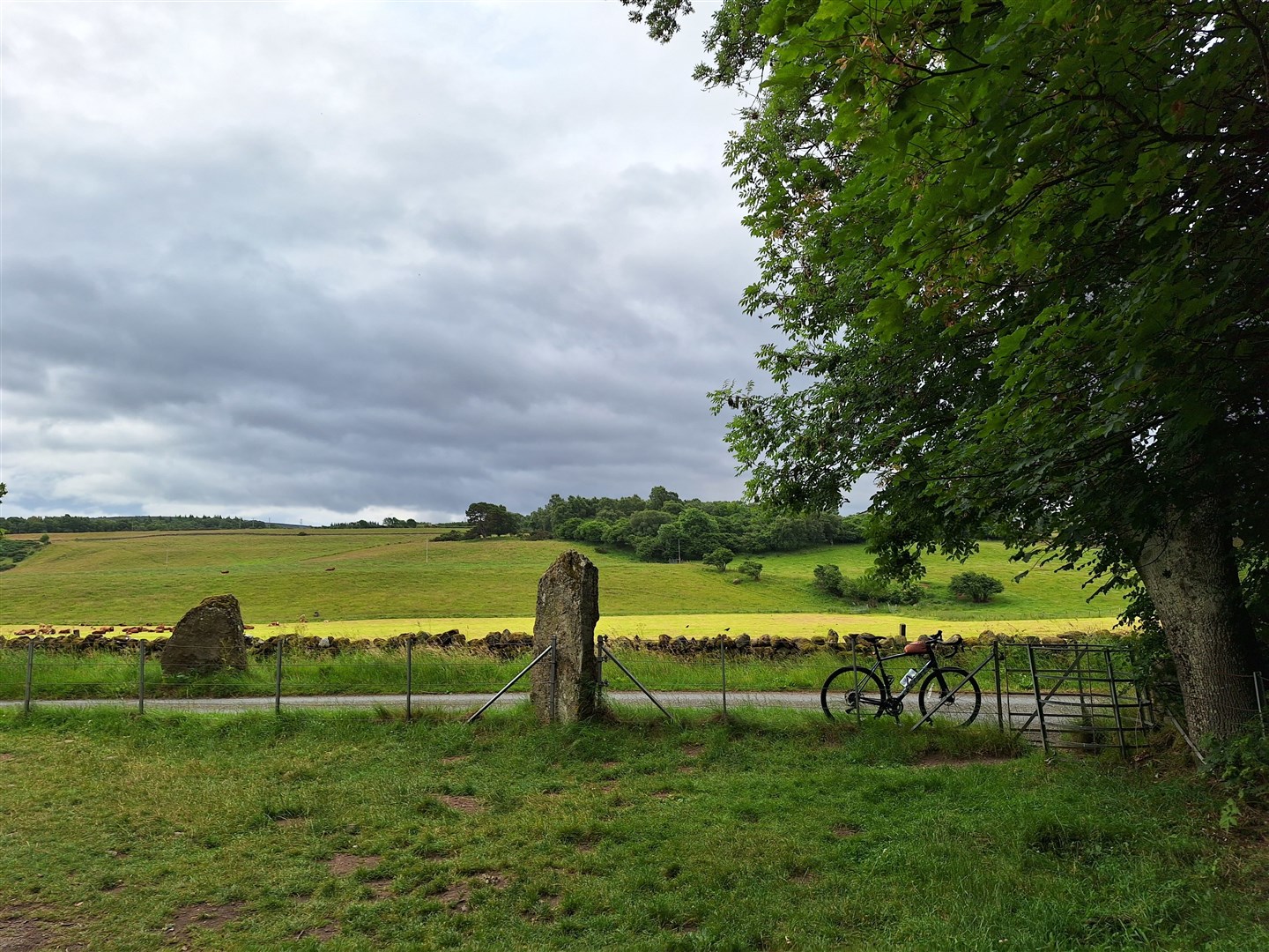 Clava Cairns is passed on the national cycle network outside Inverness.