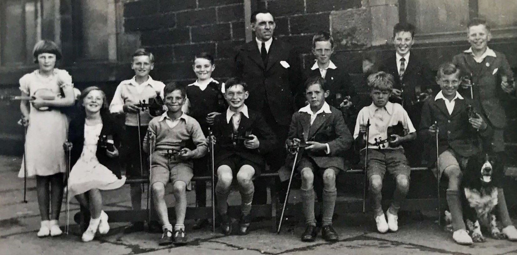 Wick Academy Violin Class June, 1937; Credit: Nucleus: The Nuclear and Caithness Archives