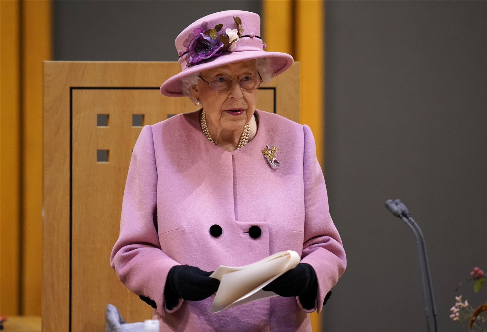The Queen spoke at the ceremonial opening of the Senedd in Cardiff last Thursday (Andrew Matthews/PA)