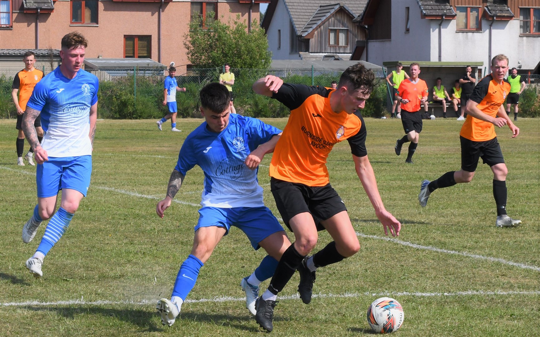 Avoch in action against Maryburgh earlier this season.