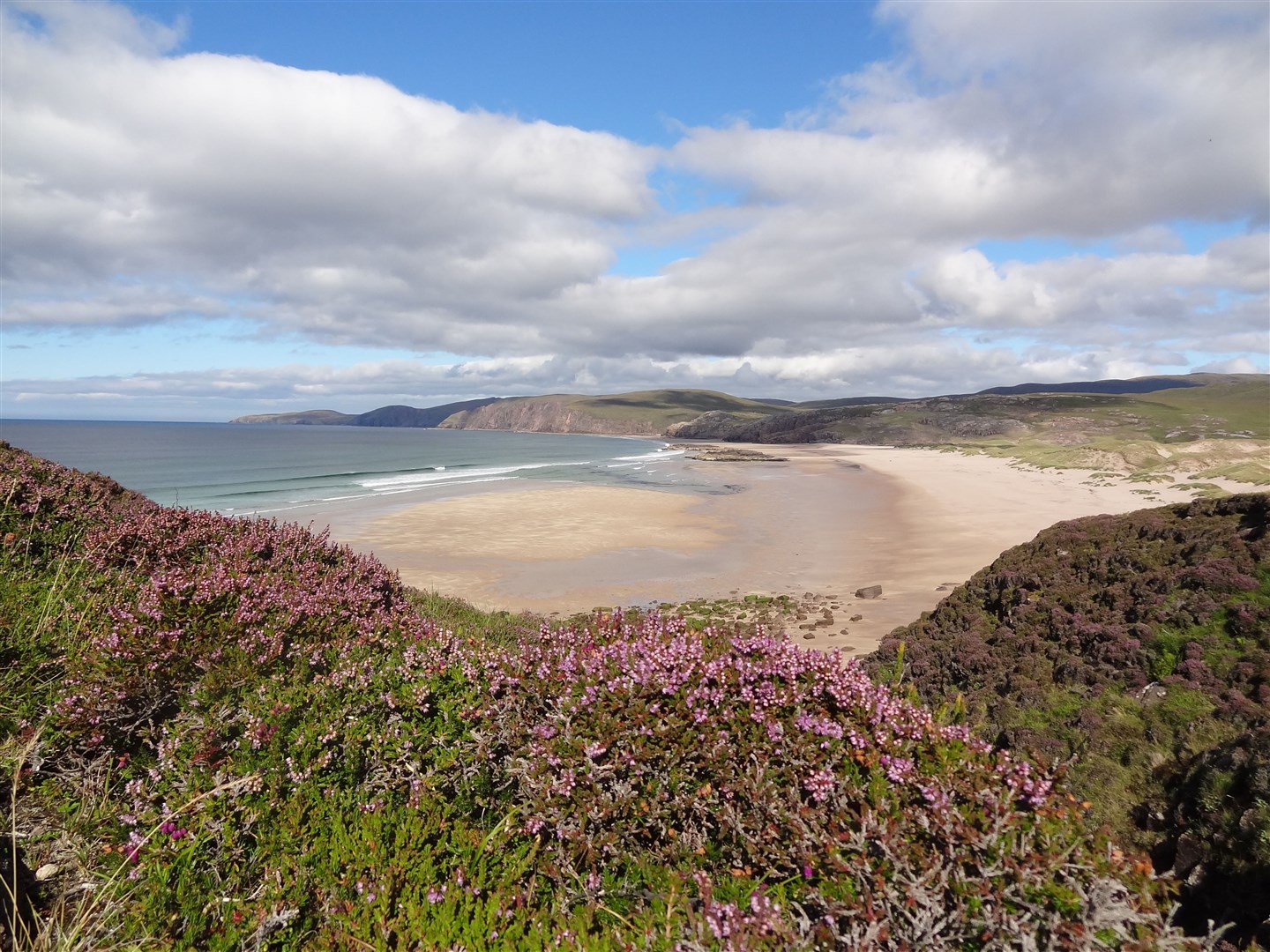 Looking north from the clifftops over Sandwood Bay. Picture: John Davidson