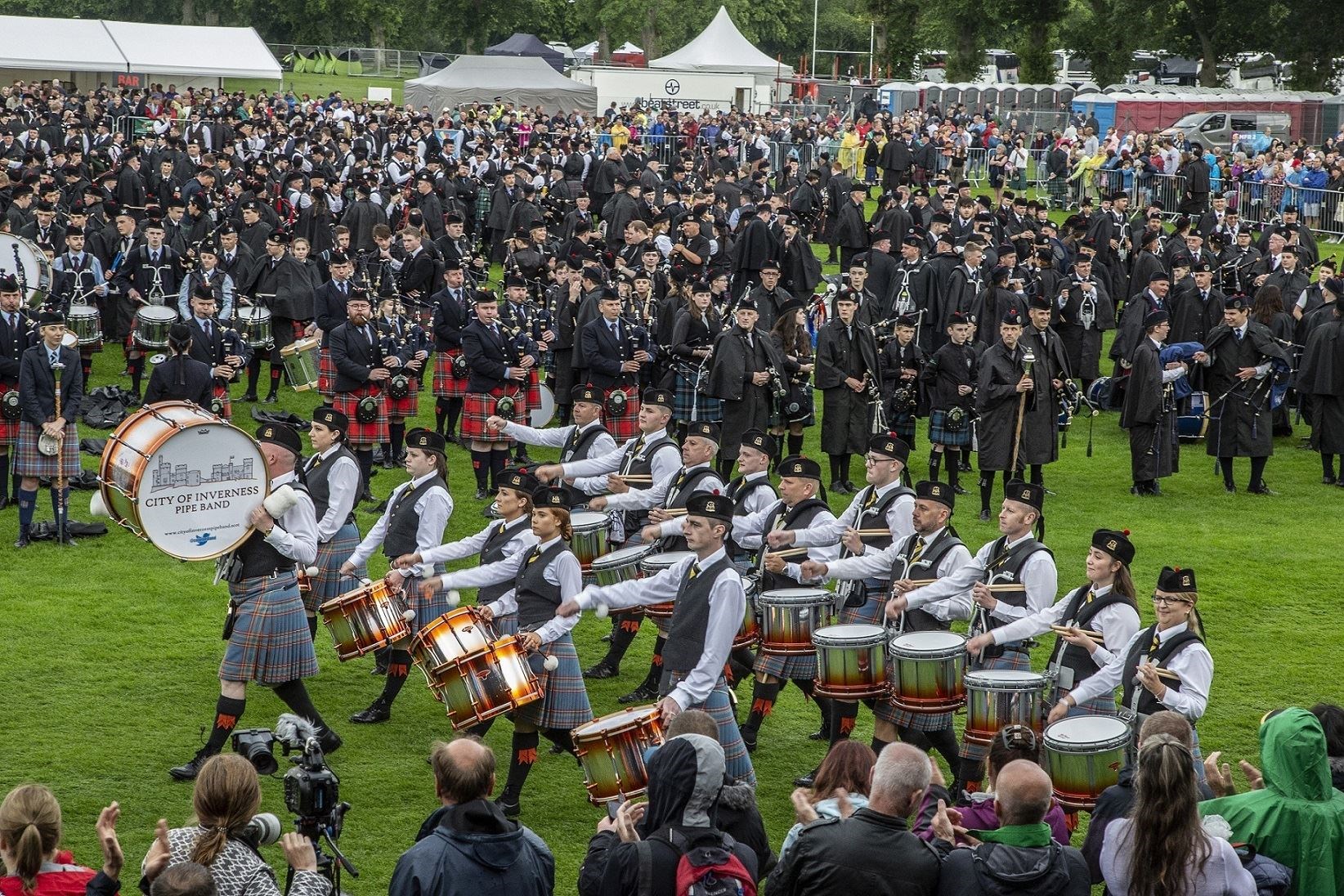 City of Inverness Pipe Band competing at Piping Live in 2019.