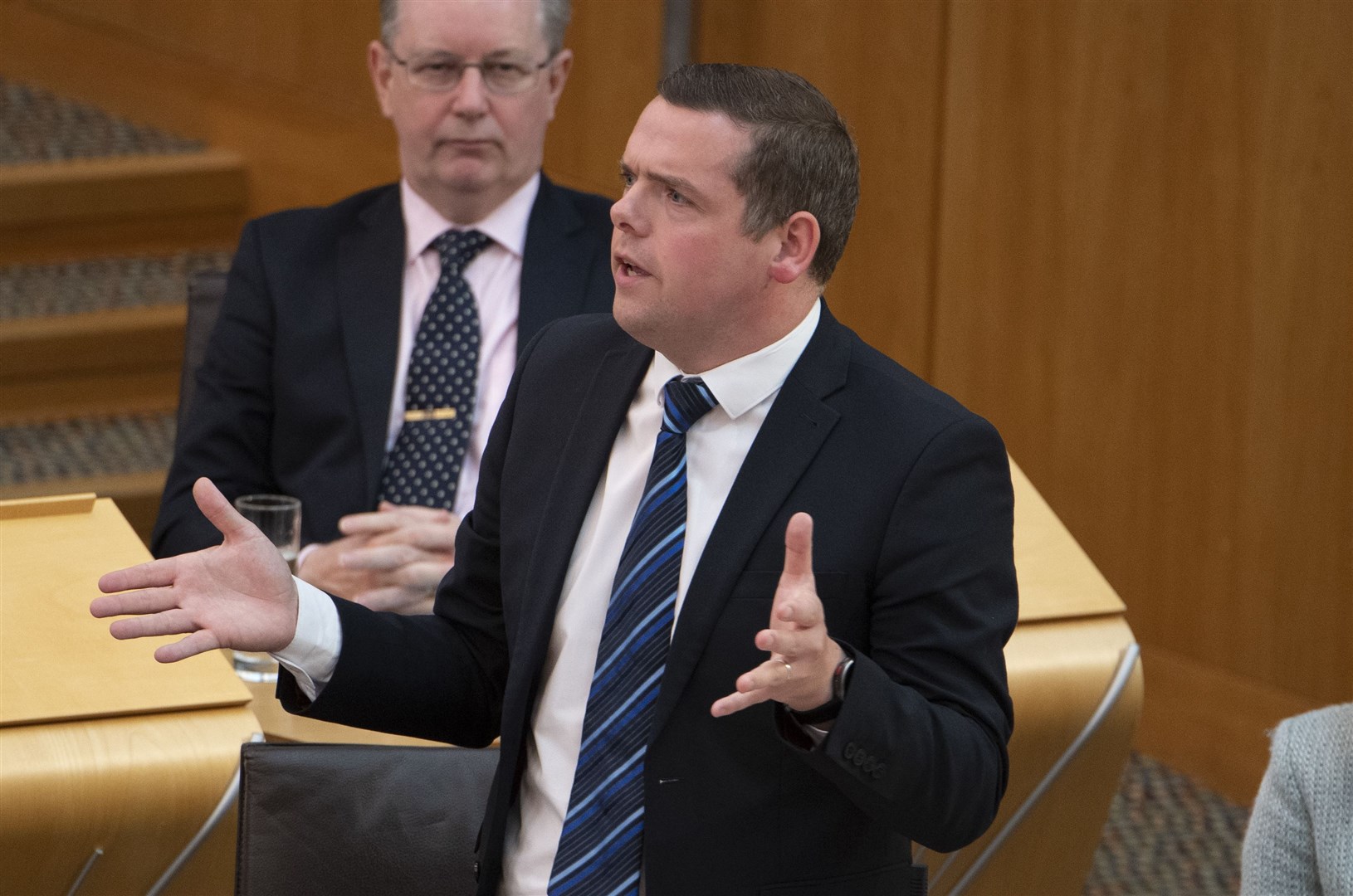 Scottish Tory leader Douglas Ross urged the First Minister to publish the findings in full (Lesley Martin/PA)