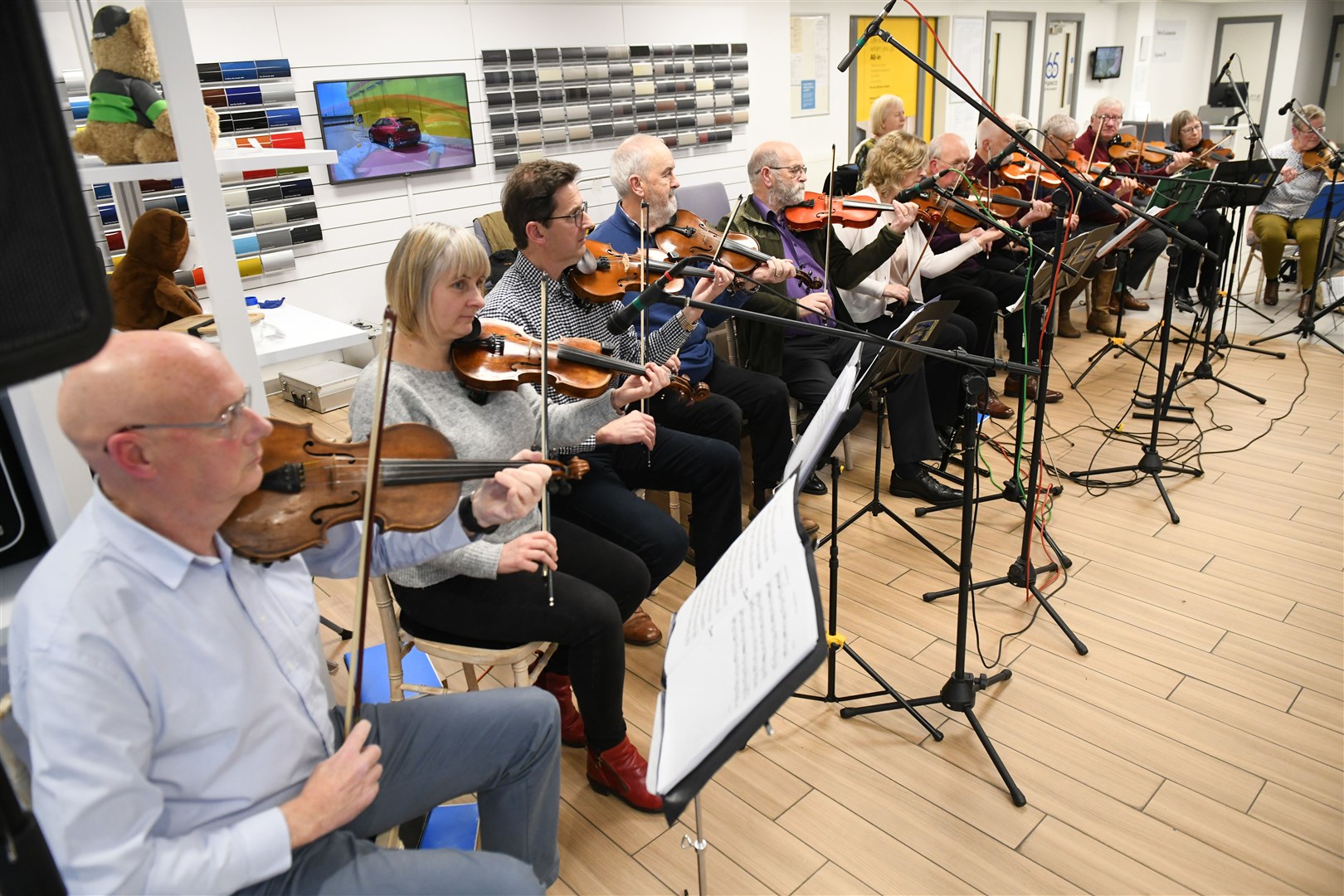 The Inverness Fiddlers. Picture: James Mackenzie.