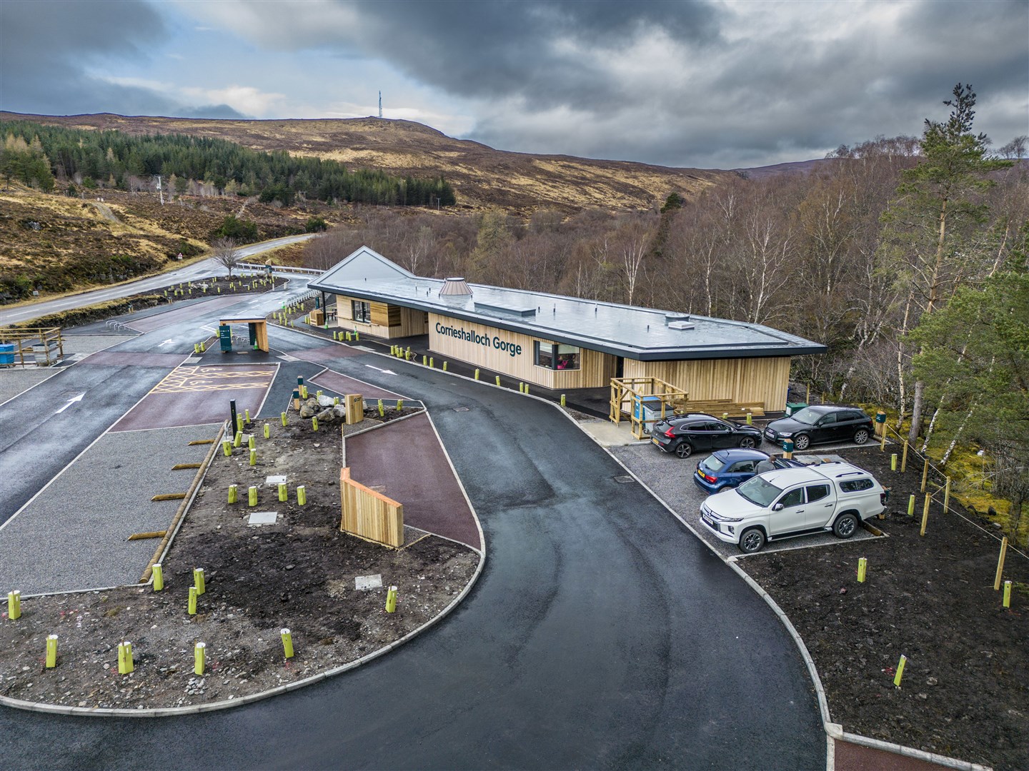 The Corrieshalloch Gorge visitor centre. Picture: Peter Devlin