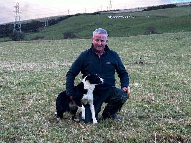 Top price dog from F.S. Renwick, Inverbroom. Picture: Dingwall Mart