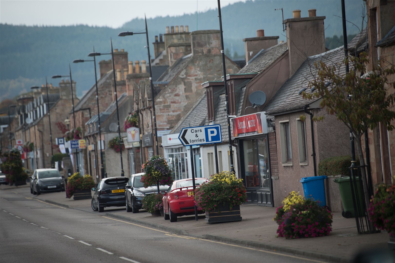 Award-winning Alness High Street, in common with others across Ross-shire, has taken a battering from coronavirus.