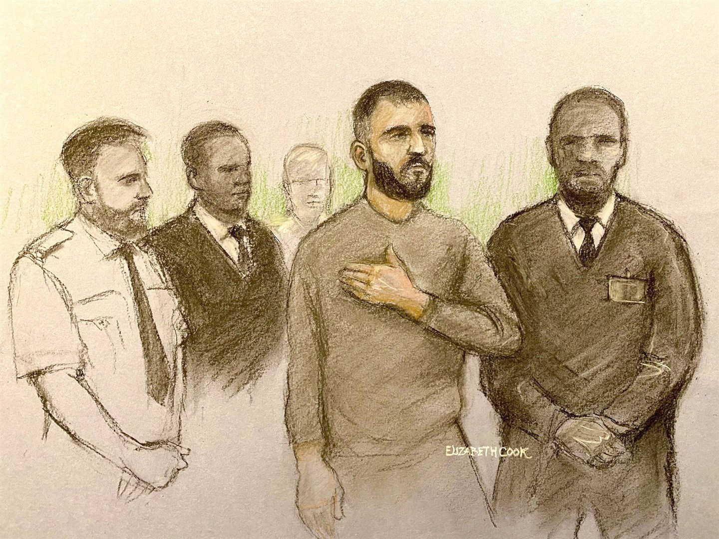 Marcus Arduini Monzo appeared at Westminster Magistrates’ Court on Thursday accused of Daniel’s murder (Elizabeth Cook/PA)