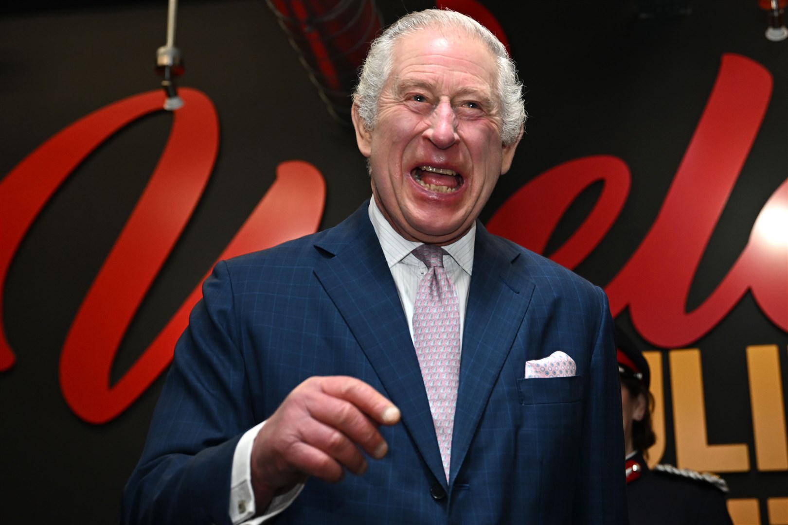 Charles jokingly apologised for being ‘a year late’ for Kellogg’s centenary celebrations (Paul Ellis/PA)